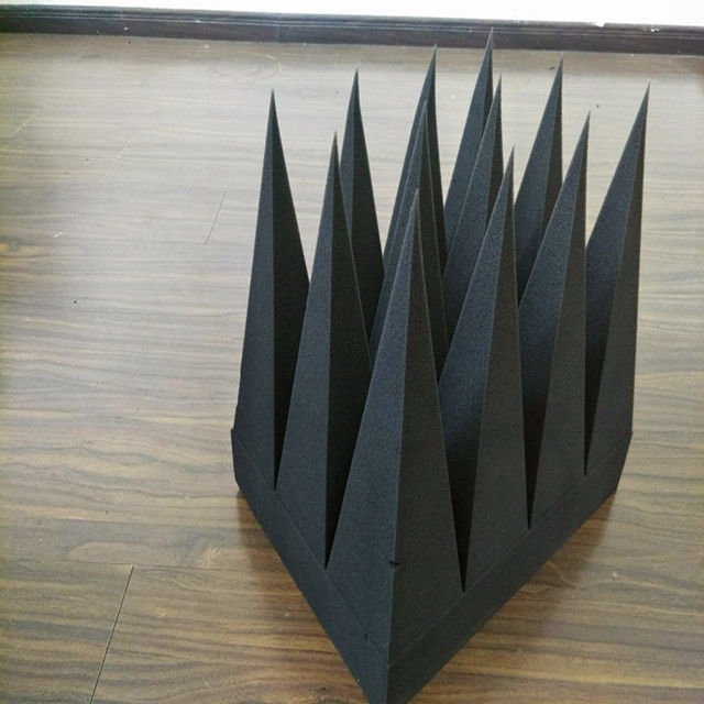 High Power Microwave Absorbing Foam Materials Rf Anechoic Chamber Absorber Materia rf shielding room emc anechoic chamberl